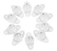 IMUSINICE Soporte de Pared y Detector de Alarma Infrarrojo para Ajuste Multiángulo Instalación Estable, Material Plástico y Metal, Paquete de 10 Unidades para Oficinas y Comerciales