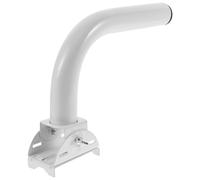 IMUSINICE Soporte para Antenas Wifi de Hierro Blanco, Resistente y Práctico, para Montaje en Mástil y Ático en Instalaciones Exteriores de Redes Inalámbricas
