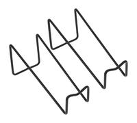 IMUSINICE Soporte para Botellas de Vino Metálico Pequeño Negro, 2 Piezas, Multifuncional para Cocina y Bar, Porta Vino de Encimera, Botellero Estable y Compacto para Espacio Reducido