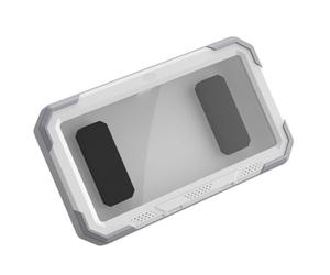 IMUSINICE Soporte Táctil para Móvil Agua Resistente en Teléfono al Pantalla Antiniebla y Rotación 360° Plástico Blanco para Baño para Ducha