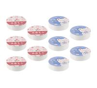 IMUSINICE Toallas Faciales Comprimidas Desechables Pack 10 Unidades Textura Perla Portátiles para Viajes y Uso en Aire Libre