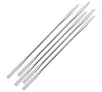 IMUSINICE Varillas Mezcladoras de Maquillaje 5 Pcs de Acero Inoxidable 15 Cm Espátulas Largas para Paleta Cosmética, Herramienta para Mezclar Bases, Pigmentos y Esmaltes de Uñas