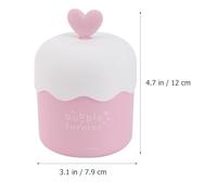 IMUSINICE Vaso Espumador Facial Portátil para Leche Limpiadora, Prensa de Burbujas Manual en Plástico Pp, Color Rosa, Compacto y Ligero para Cuidado Facial y Viaje