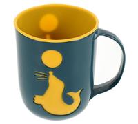 IMUSINICE Vaso para Enjuague Bucal Infantil de Plástico Irrompible Color Azul Oscuro Diseño de Delfín, Reutilizable y Portátil para Baño y Viajes, Taza Multiusos para Cepillos de Dientes