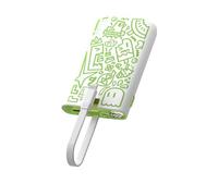 imuto Power Bank 10000mAh con Cable iOS Integrado, USB C PD 22.5W Cargador Portatil con Pantalla LED Bateria Externa Carga Rapida Powerbank para iPhone 14/13/12 Galaxy Google Pixel LG iPad - Blanco