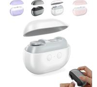 Imwing Easyclip Smart Nail Clipper,3-in-1 Multi-Functional Smart Nail Clipper,Electric Nail Clippers That Can Be Polished and Illuminated, Equipped with Self Collecting Debris Function-C