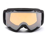 IMX RACING Endurance Gafas de Bicicleta Gafas de Moto | Esponja de Triple Capa | Lente Doble | Resistente a los Arañazos Antiniebla y Revestimiento UV | Cinturón Ancho con Estampado de Silicona