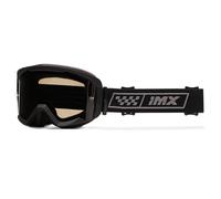 IMX RACING Endurance Gafas de Moto | Esponja de Triple Capa | DualLens Recubrimiento Antivaho Antiarañazos | Banda Ancha de 40 mm con Estampado de Silicona | Dos Lentes Incluidos