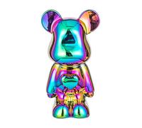 ImyHok Adornos de Figuras de Oso Objeto Decorativos para Sala Modernas Pequeño Animales de Estatua de Cerámica Decoración del Hogar Escultura Multicolor
