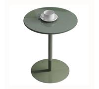 IMYOGI Exquisita Mesa Redonda pequeña de Hierro para cafetería/tetería. Moderna Mesa de Centro para Sala de Estar/Dormitorio. Mesa Auxiliar esquinera con Estilo de 40x62 cm (Color: D).