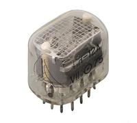 IN-12 Tubo luminoso digital, tamaño de figura de 18 x 12 mm, tubo de vacío de cátodo frío de neón, voltaje de funcionamiento ≥200V, ≥7.500 horas de vida útil, para proyectos de visualización de