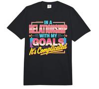 In A Relationship with My Goals It's Complicated Comfort Colors Adult Heavyweight T-Shirt