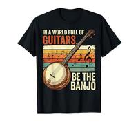 In A World Full of Guitars Be The Banjo Camiseta