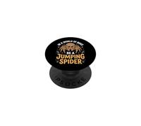 In A World of Bugs Be A Jumping Spider PopSockets PopGrip Adhesivo