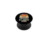 In A World of Bugs Be A Jumping Spider PopSockets PopGrip Adhesivo