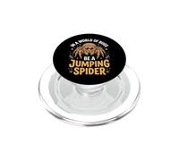 In A World of Bugs Be A Jumping Spider PopSockets PopGrip para MagSafe