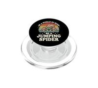 In A World of Bugs Be A Jumping Spider PopSockets PopGrip para MagSafe