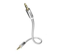 In-akustik Premium II - Cable de audio (clavija de 3,5 mm a clavija de 3,5 mm, 1,5 m), color blanco