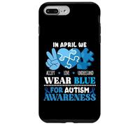 In April We Wear Blue Autism Awareness Men Women Kids Autism Carcasa para iPhone 7 Plus/8 Plus