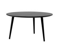 In Between SK15 Mesa de Centro Roble Lacado Negro Ø90 cm