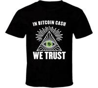 in Bitcoin Cash We Trust Cryptocurrency BCH Investor Men's T Shirt Black XXL