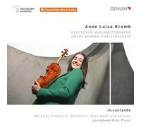 In:cantado. Œuvres pour violon d'Hindemith, Beethoven, Wieniawski et Strauss. Kramb, Kim.