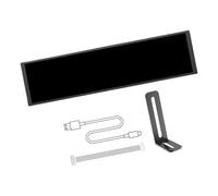 in-Case Data - Pantalla secundaria para torre (23,27 cm), color negro | Pantalla de lectura Live Hardware con panel de marco de carcasa ABS