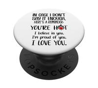 In Case I Don't Say It Enough Couples Romantic Husband Wife PopSockets PopGrip Adhesivo
