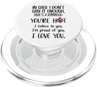 In Case I Don't Say It Enough Couples Romantic Husband Wife PopSockets PopGrip para MagSafe