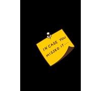 In case you missed it: Note book (Note books)