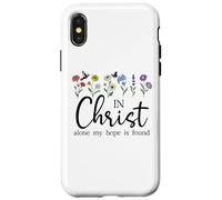 In Christ Alone My Hope is Found John 14:6 Christian Jesus Carcasa para iPhone X/XS