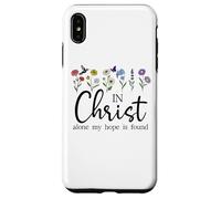 In Christ Alone My Hope is Found John 14:6 Christian Jesus Carcasa para iPhone XS MAX