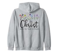 In Christ Alone My Hope is Found John 14:6 Christian Jesus Sudadera con Capucha