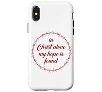 In Christ Alone, My Hope is Found - Passover Easter Thorns Carcasa para iPhone X/XS
