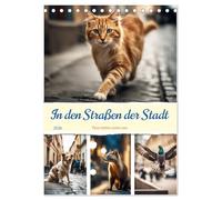 In den Straßen der Stadt - Tiere mitten unter uns (Tischkalender 2026 DIN A5 hoch), CALVENDO Monatskalender: Tiere finden sich auch im städtischen Trubel erstaunlich gut zurecht.