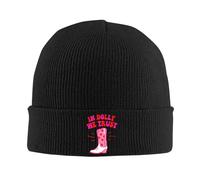 In Dolly Parton We Trust Gorro de Punto para Mujer Gorros de otoño Invierno para Hombre Gorros de acrílico cálidos
