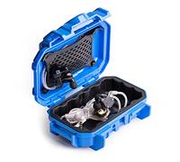 In Ear Monitor - Funda Protectora para Monitor IEM (Impermeable, Fabricado en Estados Unidos), Compatible con KZ ZS10/ZS10 Pro/ZSN/ZST/AS10/AS16/Sure SE215-CL/SE201-K, Color Azul