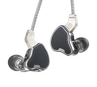In Ear Monitor HiFi KB2208, Unidad DD de Alto Rendimiento, Potente bajo, Auricular intrauditivo, diseño de Cable Desmontable, 0,78 MM, 2 Pines para músico, Cantante, Baterista(Negro, sin micrófono)