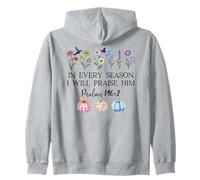 In Every Season Will I Praise Him Psalms 146:2 Bible Verse Sudadera con Capucha