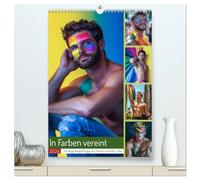 In Farben vereint (hochwertiger Premium Wandkalender 2026 DIN A2 hoch), Kunstdruck in Hochglanz: Die Regenbogenflagge ist mehr als ein Symbol - sie ist eine Botschaft.