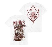 In Flames All For Me Hombre Camiseta Blanco 100% algodón Regular