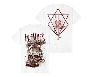 In Flames All For Me Hombre Camiseta Blanco 100% algodón Regular