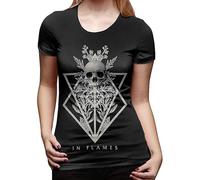 In Flames Band Unisex 100% Cotton Short-Sleeve T-Shirts Black L