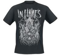 In Flames Buried Time Hombre Camiseta Negro 100% algodón Regular