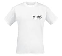 In Flames Countdown Hombre Camiseta Blanco 100% algodón Regular