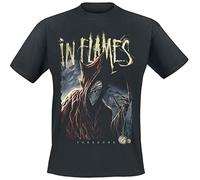 In Flames Foregone Hombre Camiseta Negro L 100% algodón Regular