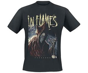 In Flames Foregone Hombre Camiseta Negro L 100% algodón Regular