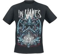 In Flames Kali Hombre Camiseta Negro L 100% algodón Regular