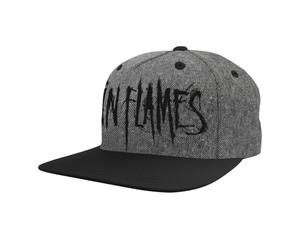 In Flames Logo Unisex Gorra Negro/Gris 85% acrilico, 15% Lana