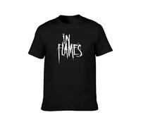 In Flames T-Shirt Swedish Metal Band Black L